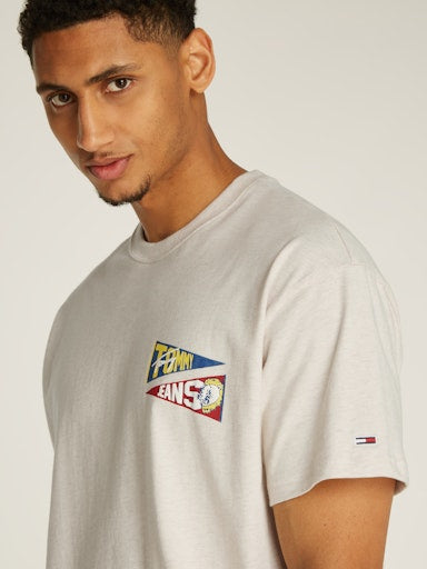 T-shirts korte mouw beige Tommy Jeans
