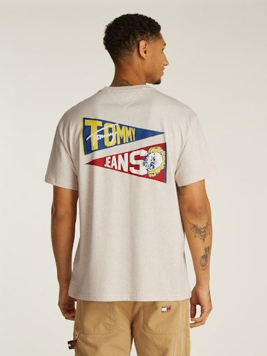T-shirts korte mouw beige Tommy Jeans