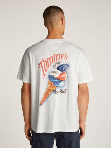 T-shirts korte mouw wit Tommy Jeans
