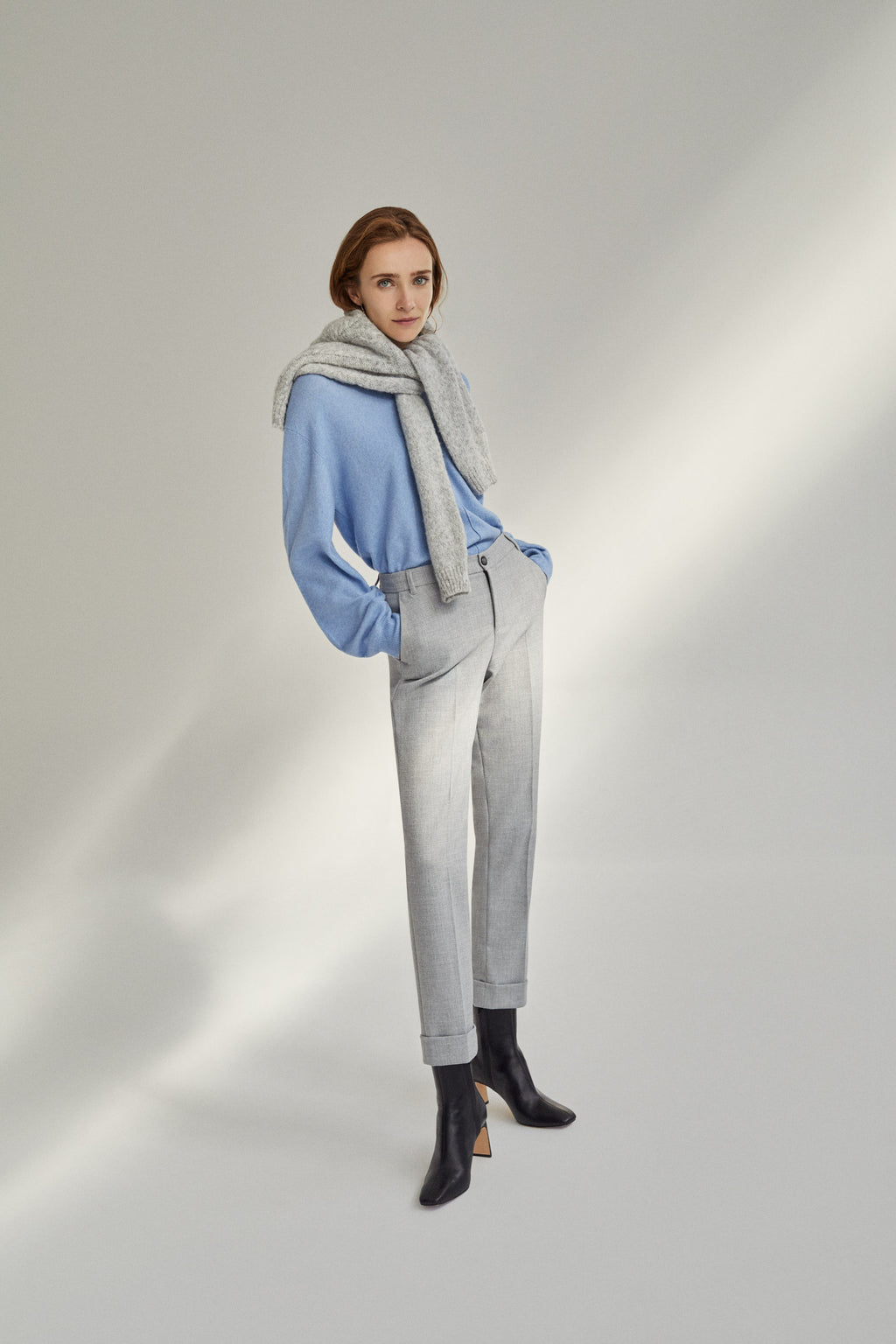 Broeken grijs Xandres