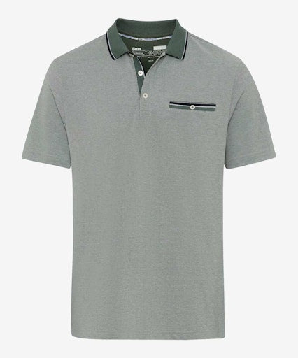 Polo's korte mouw groen BRAX