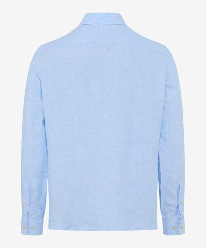 Hemden lange mouw blauw BRAX