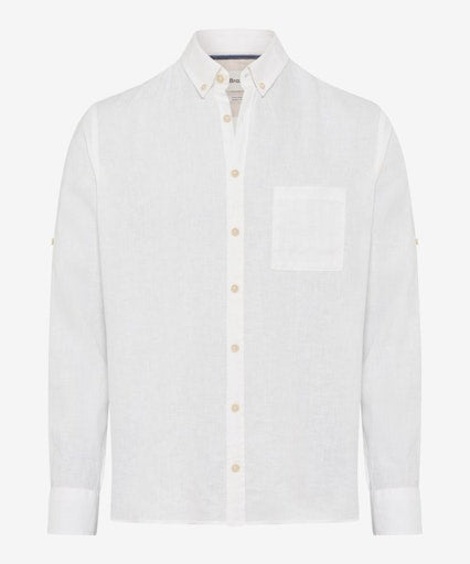 Hemden lange mouw wit BRAX