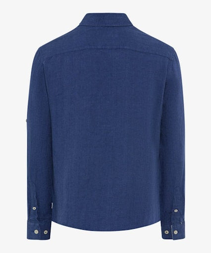 Hemden lange mouw blauw BRAX