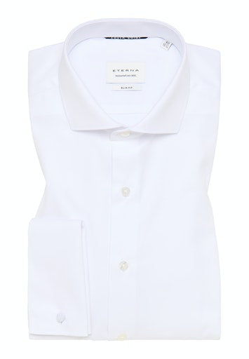 Hemden lange mouw wit ETERNA