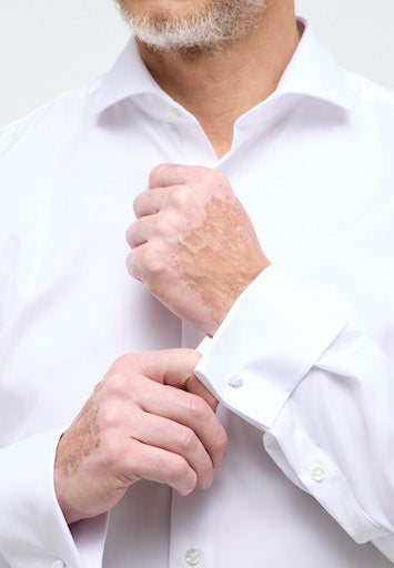 Hemden lange mouw wit ETERNA