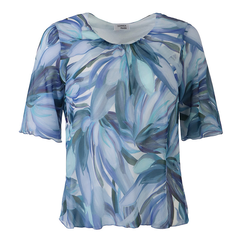 T-shirts korte mouw blauw Sommermann