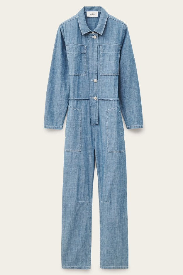 Jumpsuits lange mouw blauw ba&sh