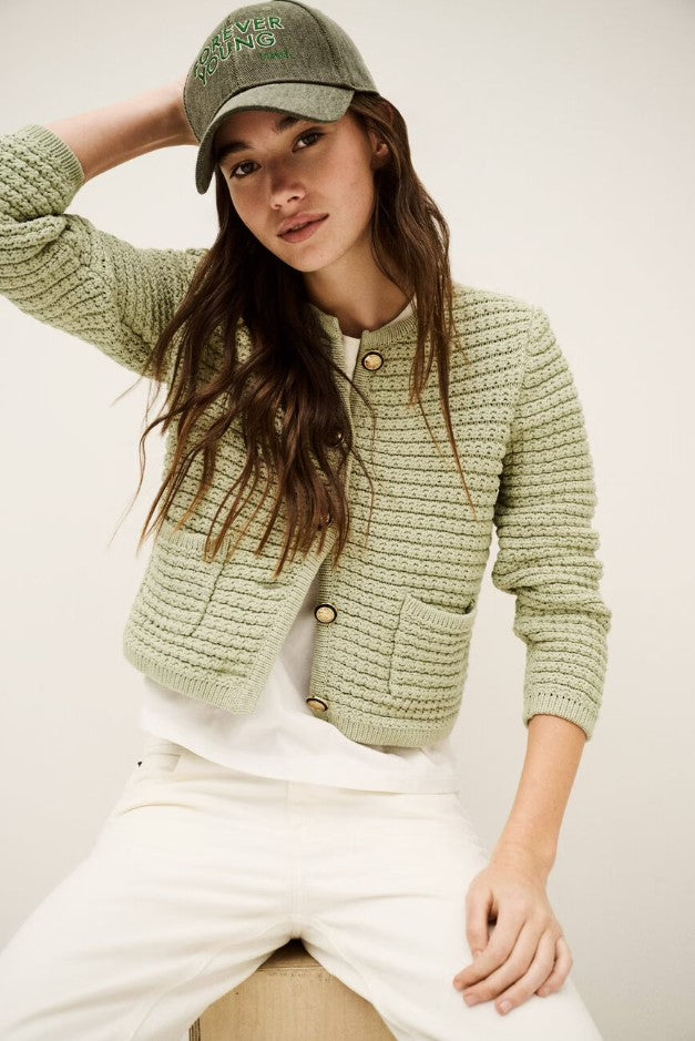 Cardigans groen ba&sh