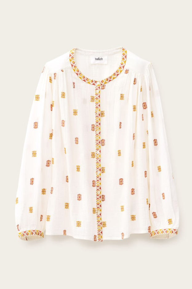 Blouses lange mouw beige ba&sh