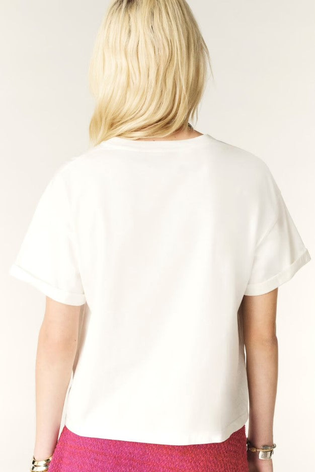T-shirts korte mouw beige ba&sh