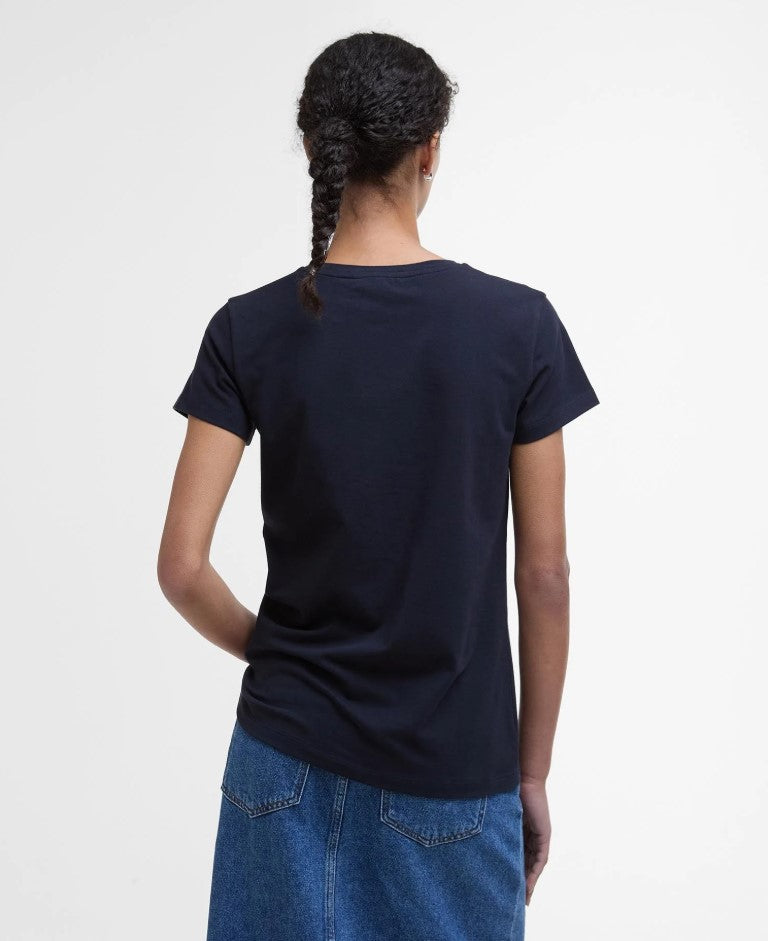 T-shirts korte mouw navy Barbour