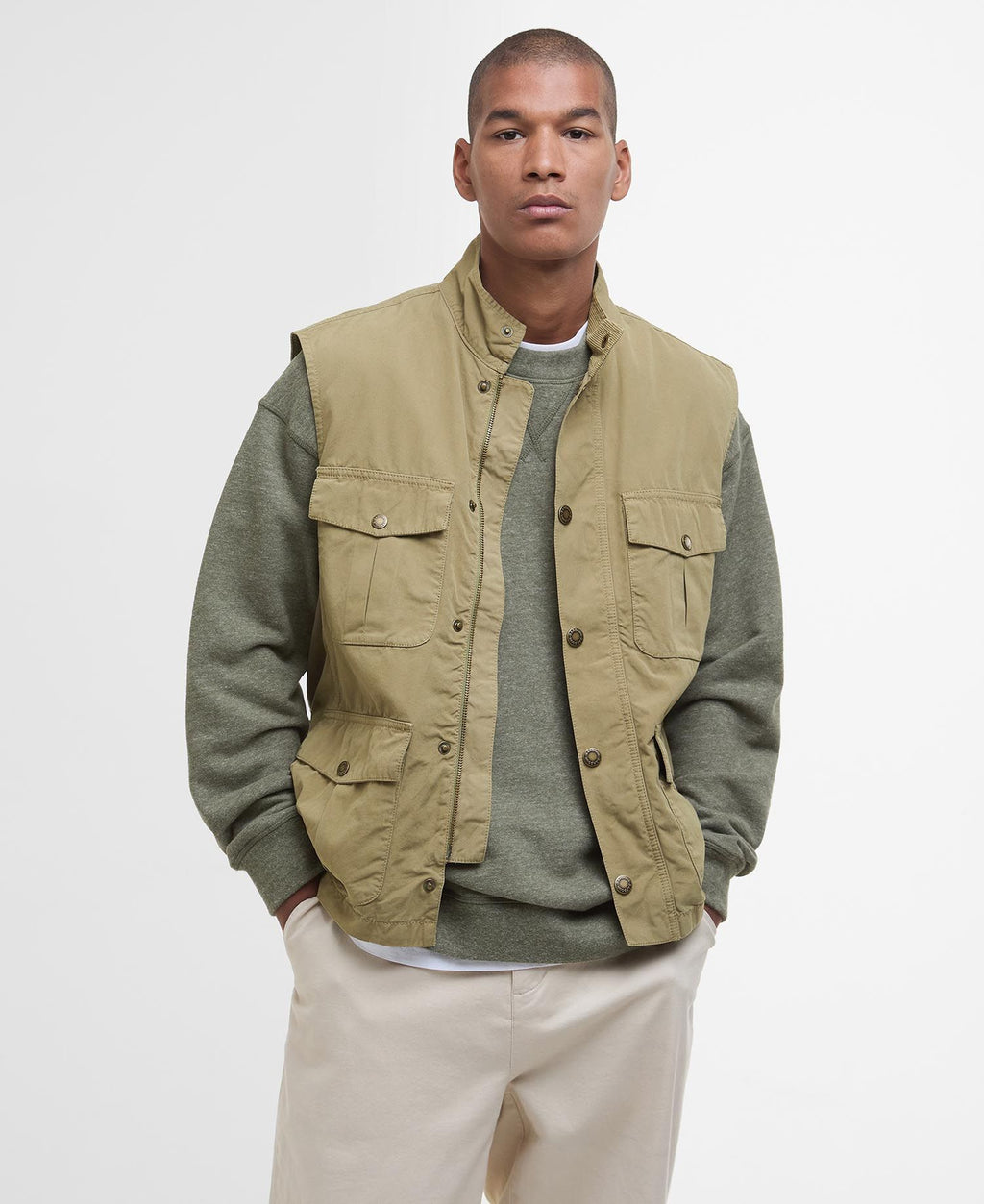 Bodywarmers groen Barbour