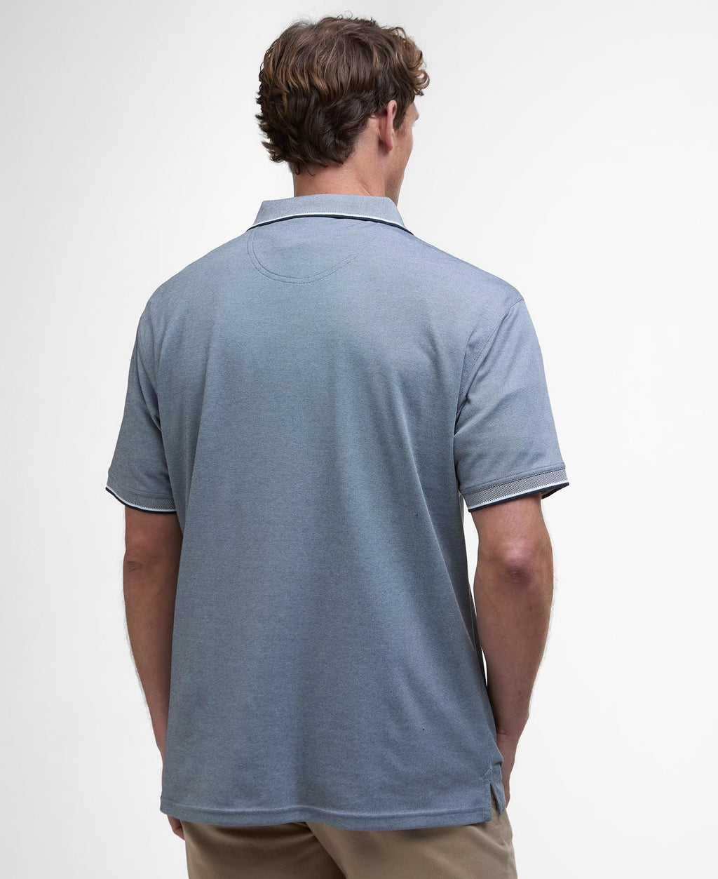 Polo's korte mouw navy Barbour