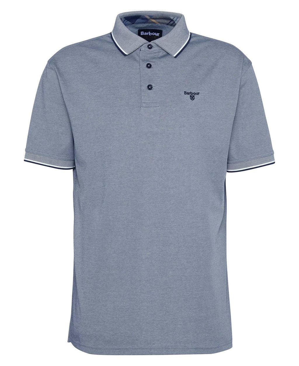 Polo's korte mouw navy Barbour