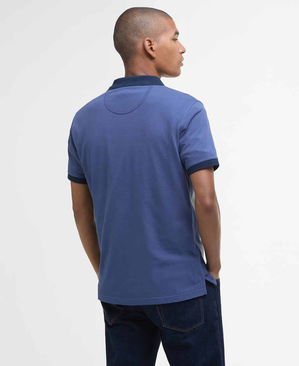 Polo's korte mouw blauw Barbour