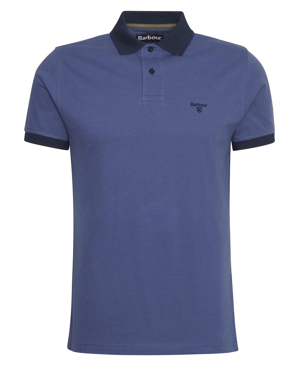 Polo's korte mouw blauw Barbour