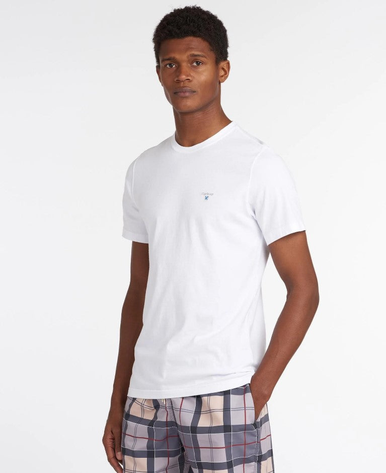 T-shirts korte mouw wit Barbour