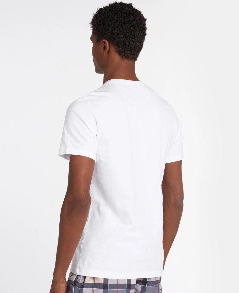 T-shirts korte mouw wit Barbour