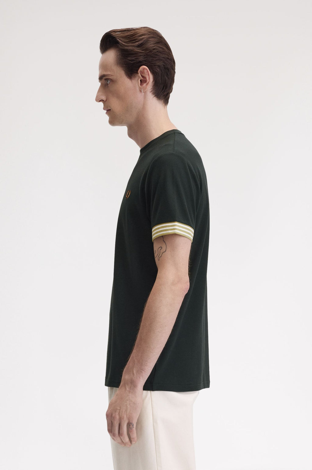 T-shirts korte mouw groen Fred Perry