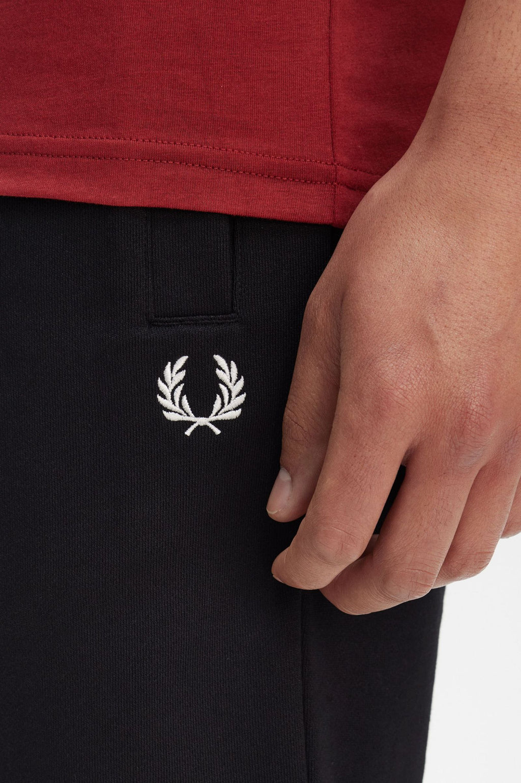 Shorten zwart Fred Perry