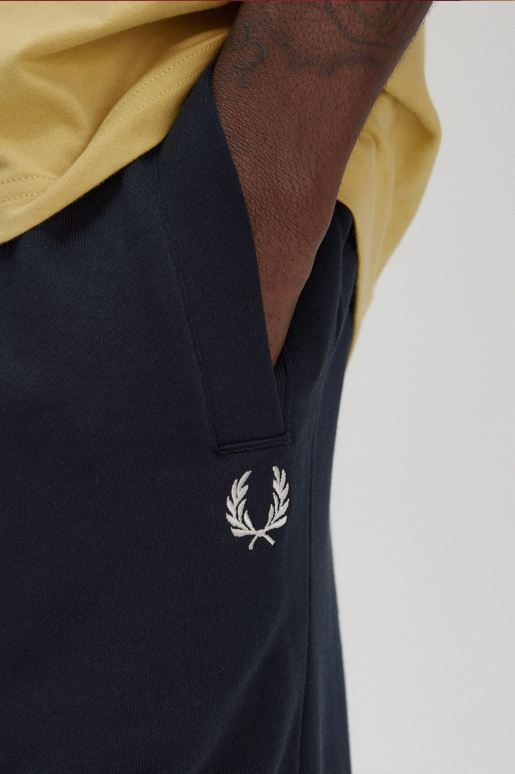 Shorten blauw Fred Perry