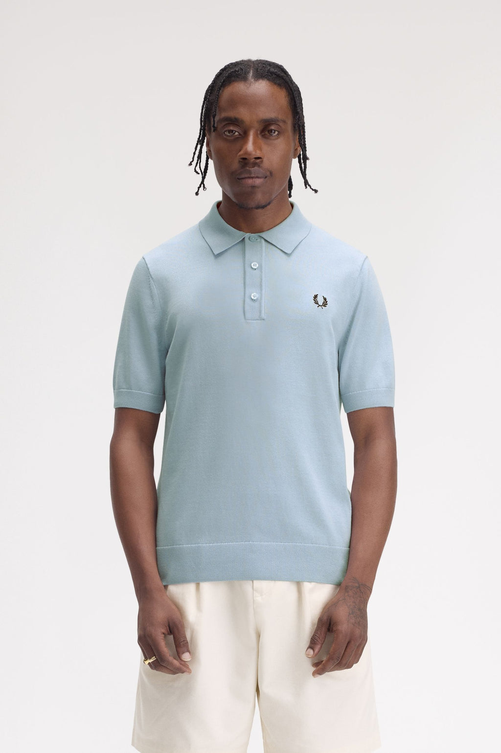 Polo's korte mouw grijs Fred Perry