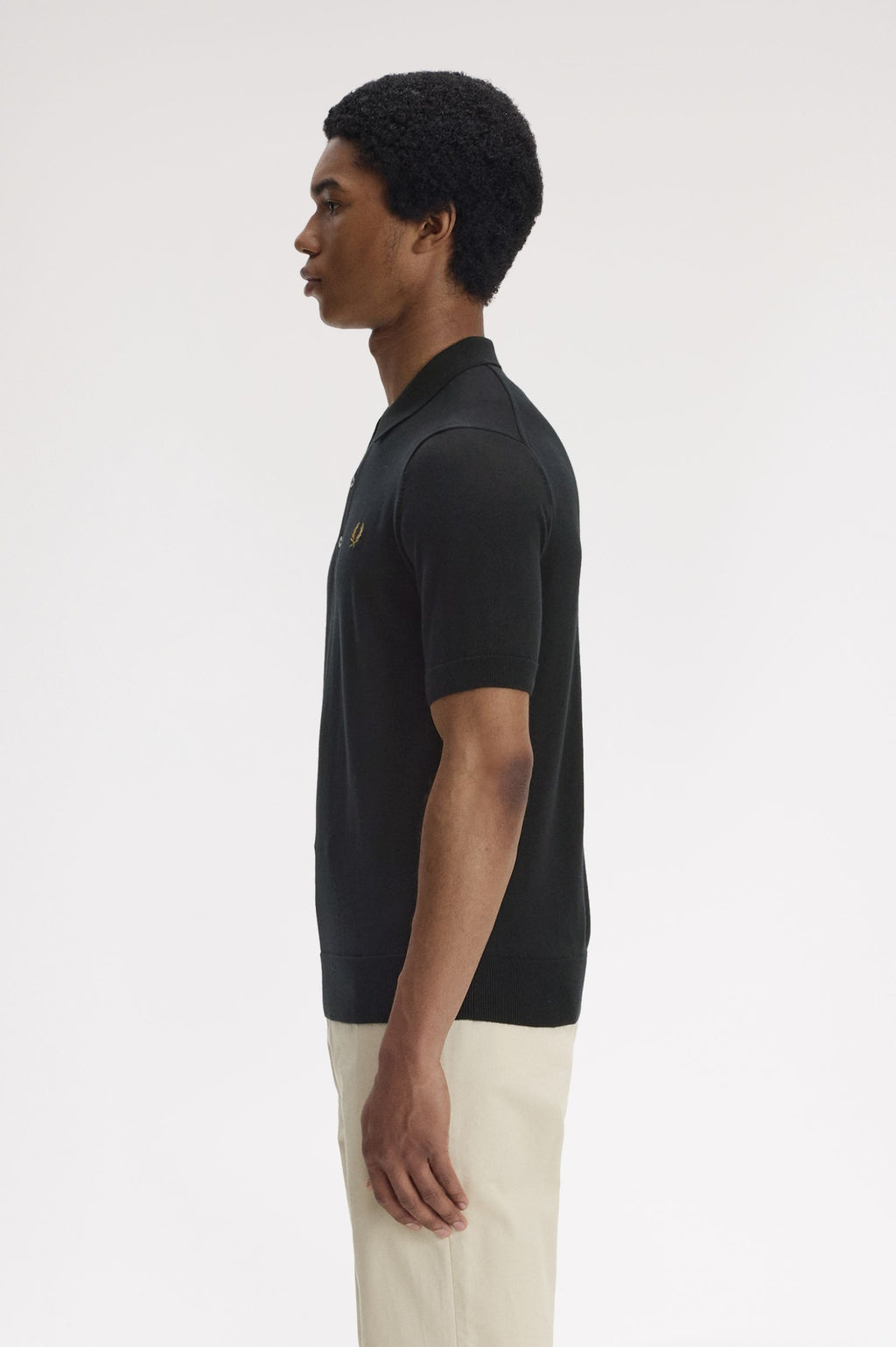 Polo's korte mouw zwart Fred Perry