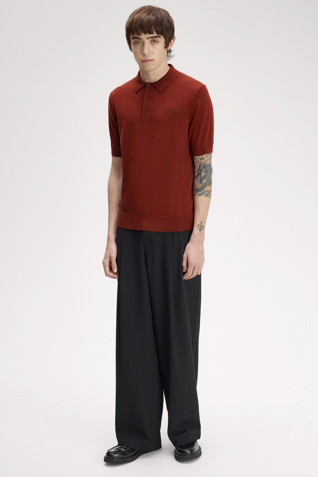 Polo's korte mouw bruin Fred Perry