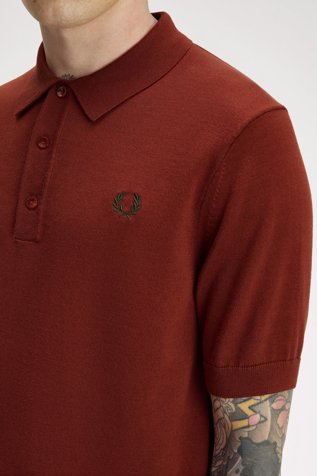 Polo's korte mouw bruin Fred Perry