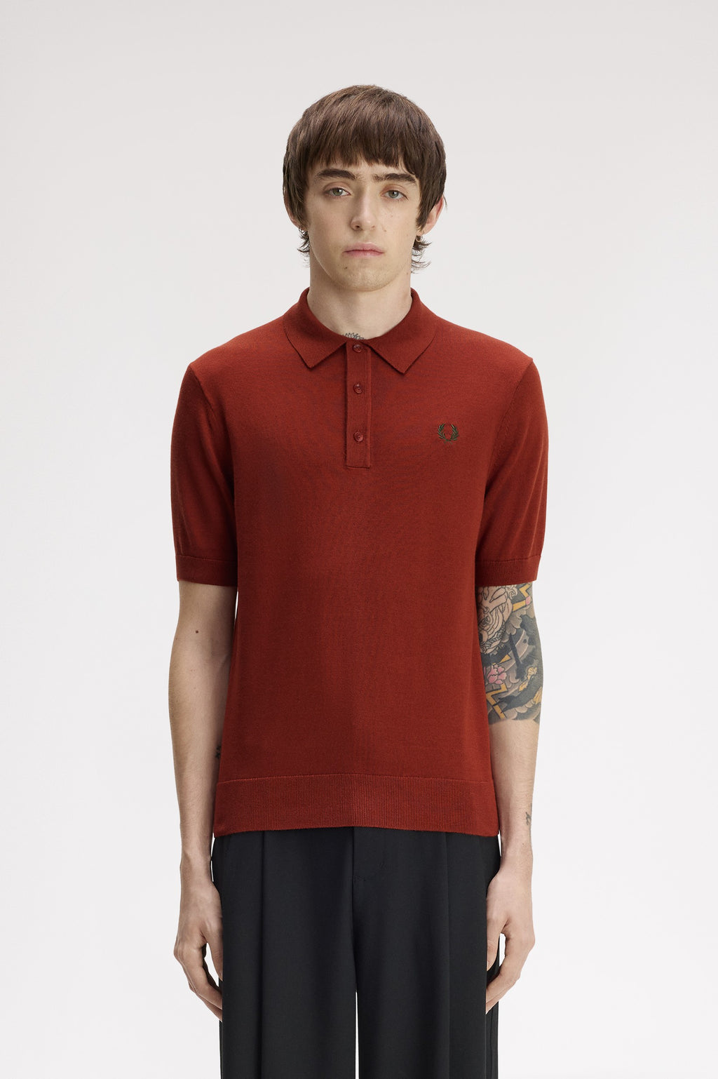 Polo's korte mouw bruin Fred Perry