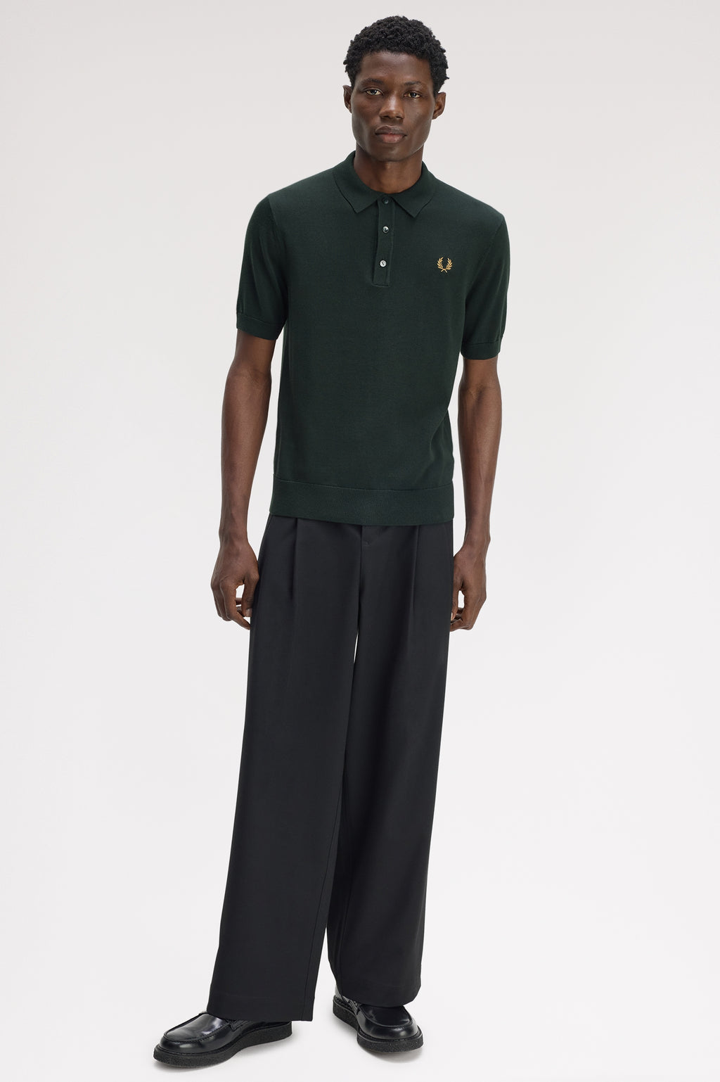 Polo's korte mouw groen Fred Perry