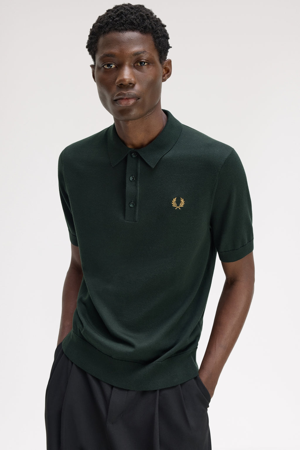 Polo's korte mouw groen Fred Perry