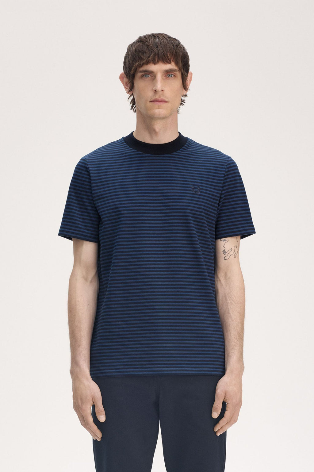 T-shirts korte mouw navy Fred Perry
