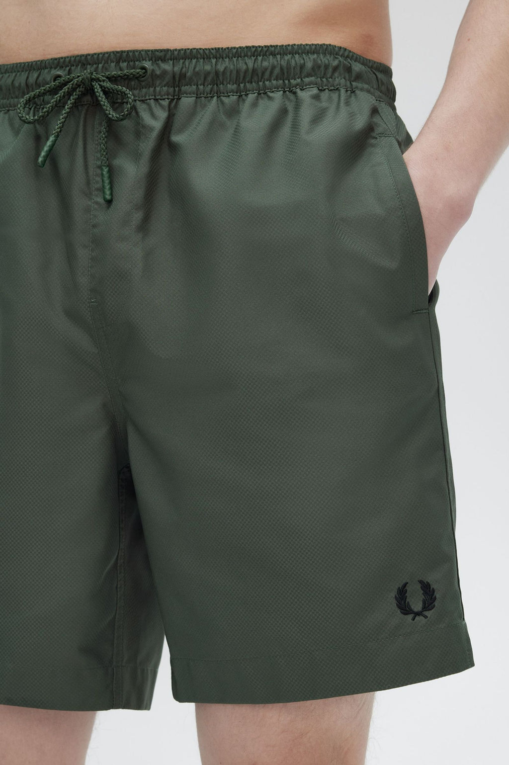 Zwembroeken groen Fred Perry