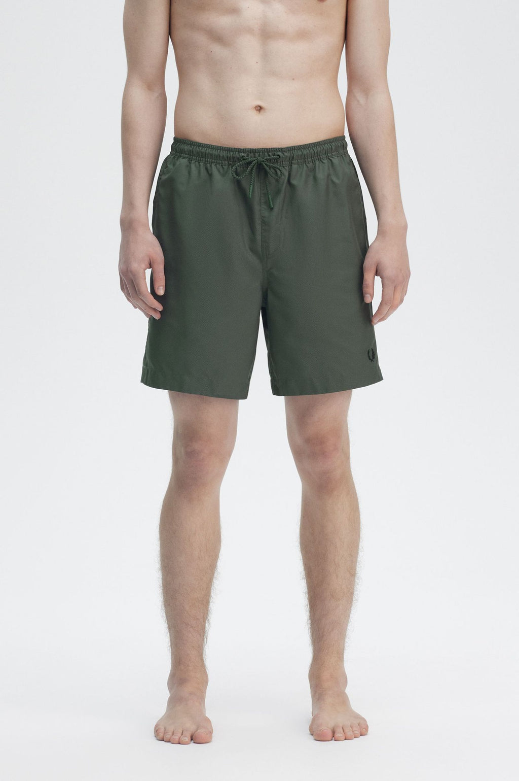 Zwembroeken groen Fred Perry