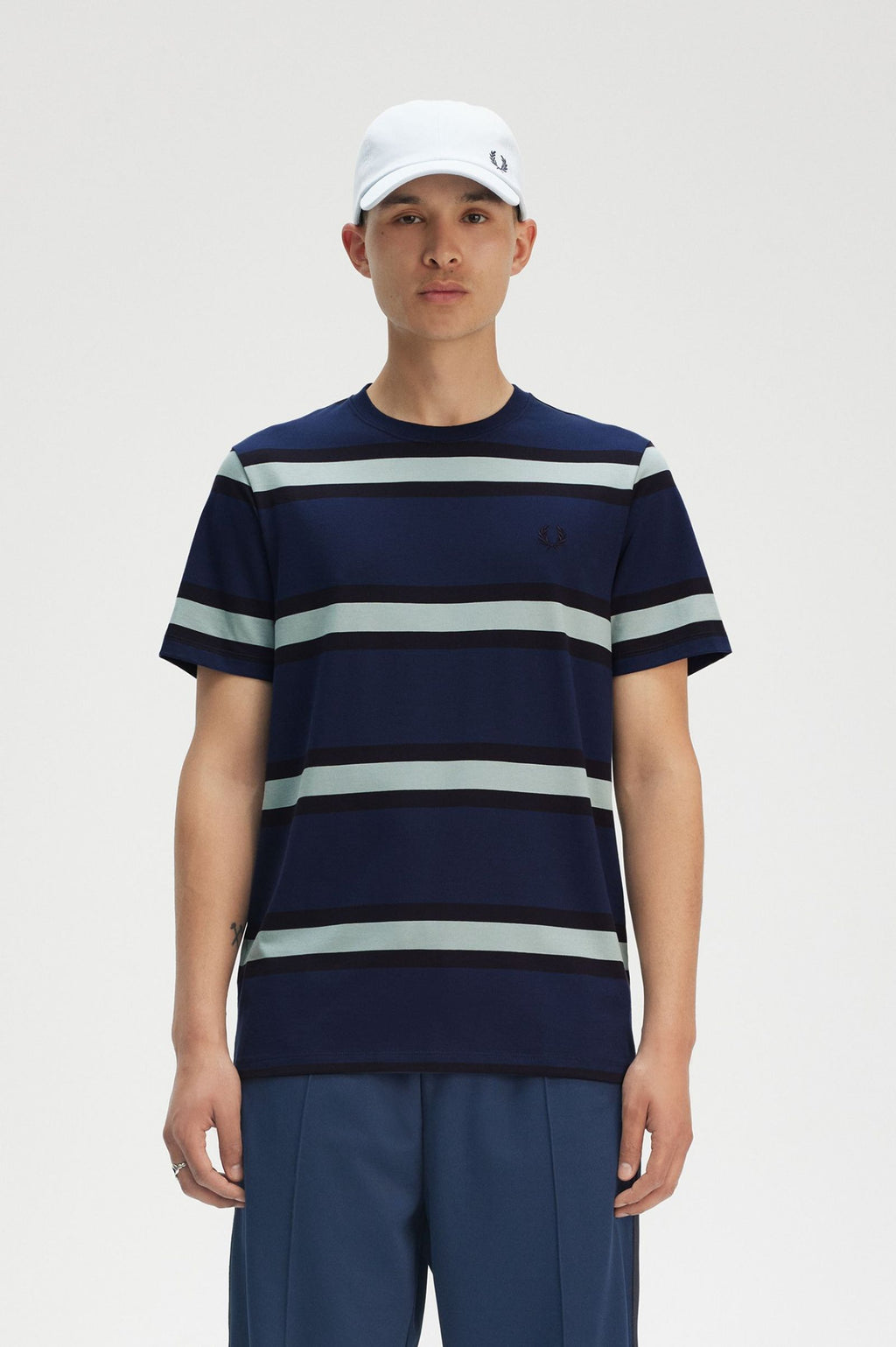 T-shirts korte mouw blauw Fred Perry