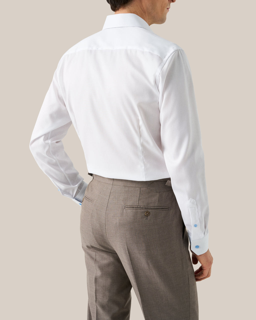 Hemden lange mouw wit ETON SHIRT
