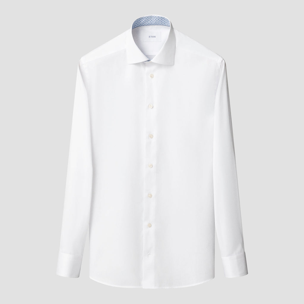 Hemden lange mouw wit ETON SHIRT