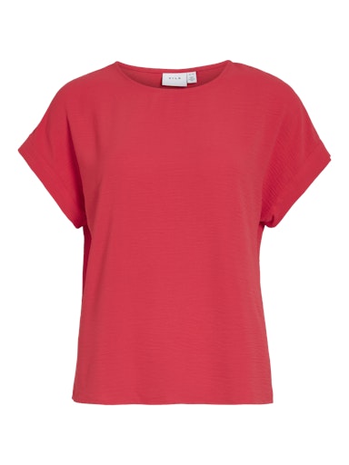 Blouses korte mouw roze VILA
