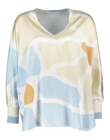 Blouses lange mouw blauw Herzen's Angelegenheit