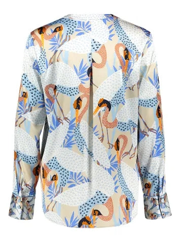 Blouses lange mouw blauw Herzen's Angelegenheit