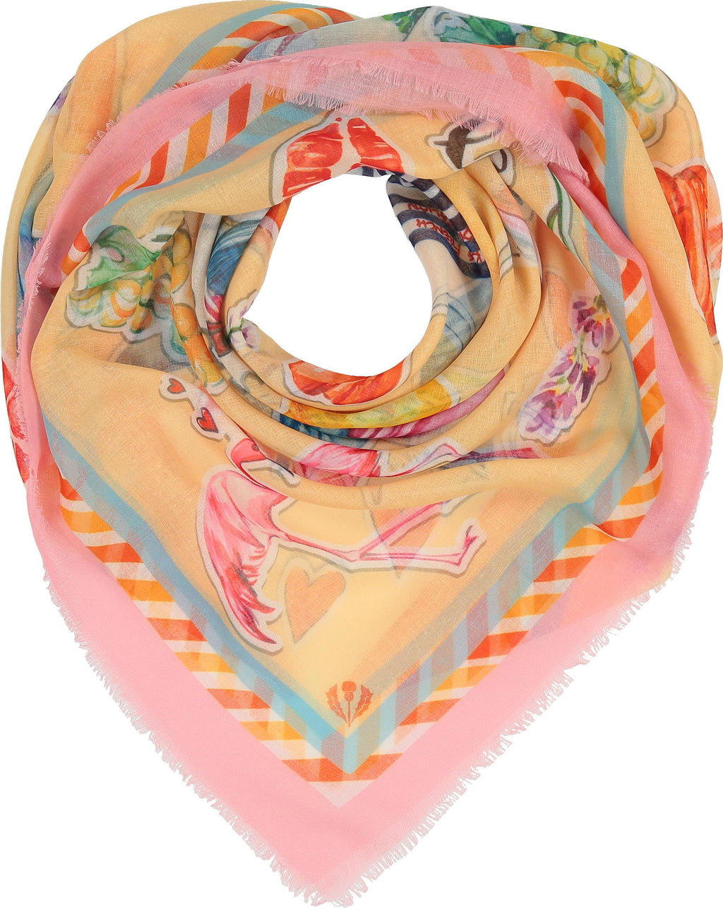 Sjaals multicolor Fraas