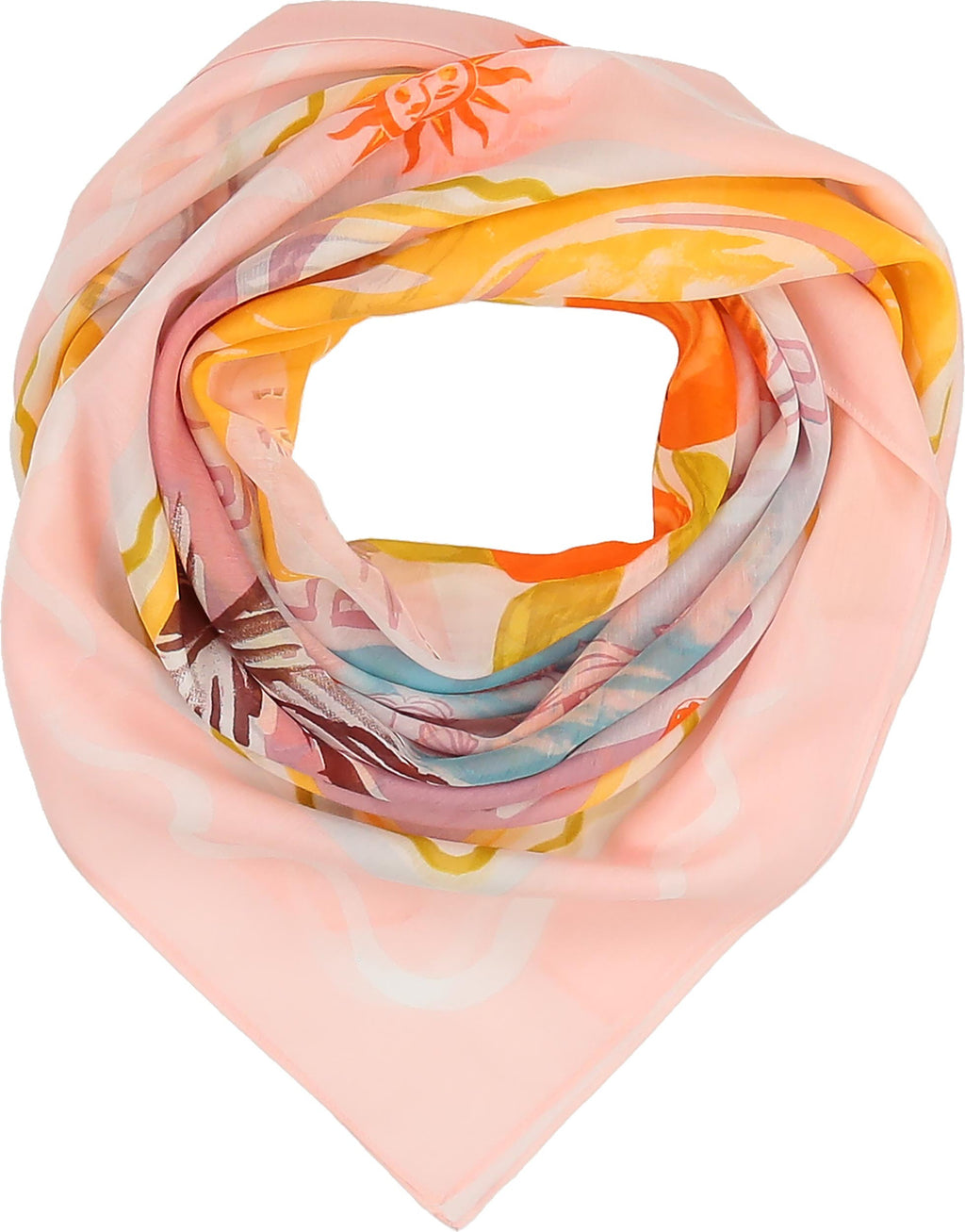 Sjaals multicolor Fraas