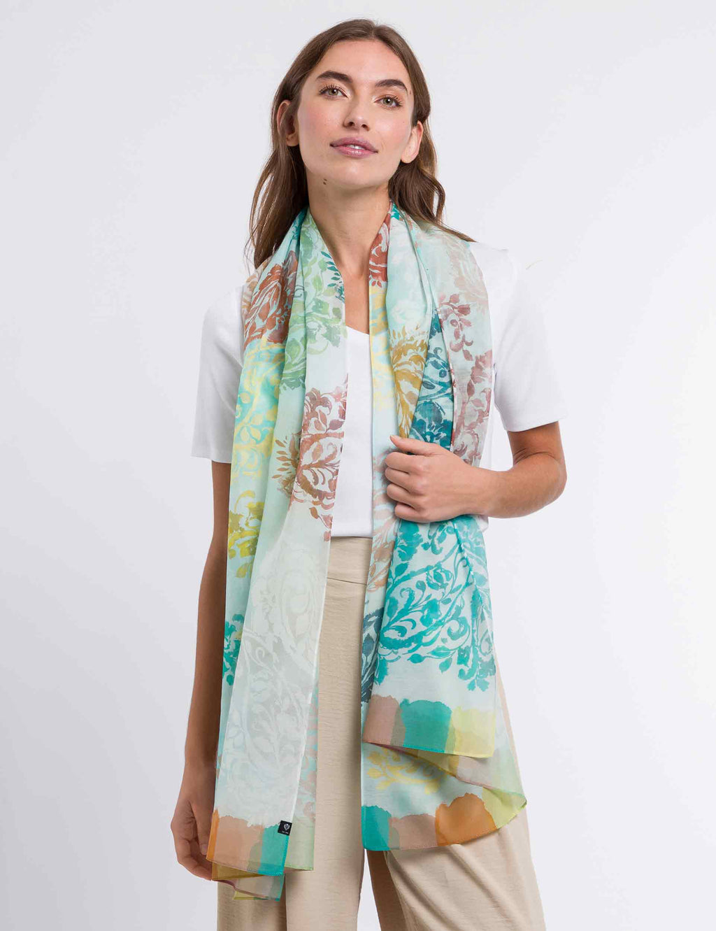 Sjaals multicolor Fraas