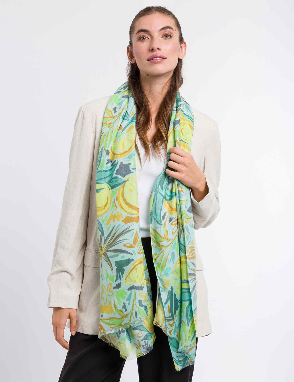 Sjaals multicolor Fraas