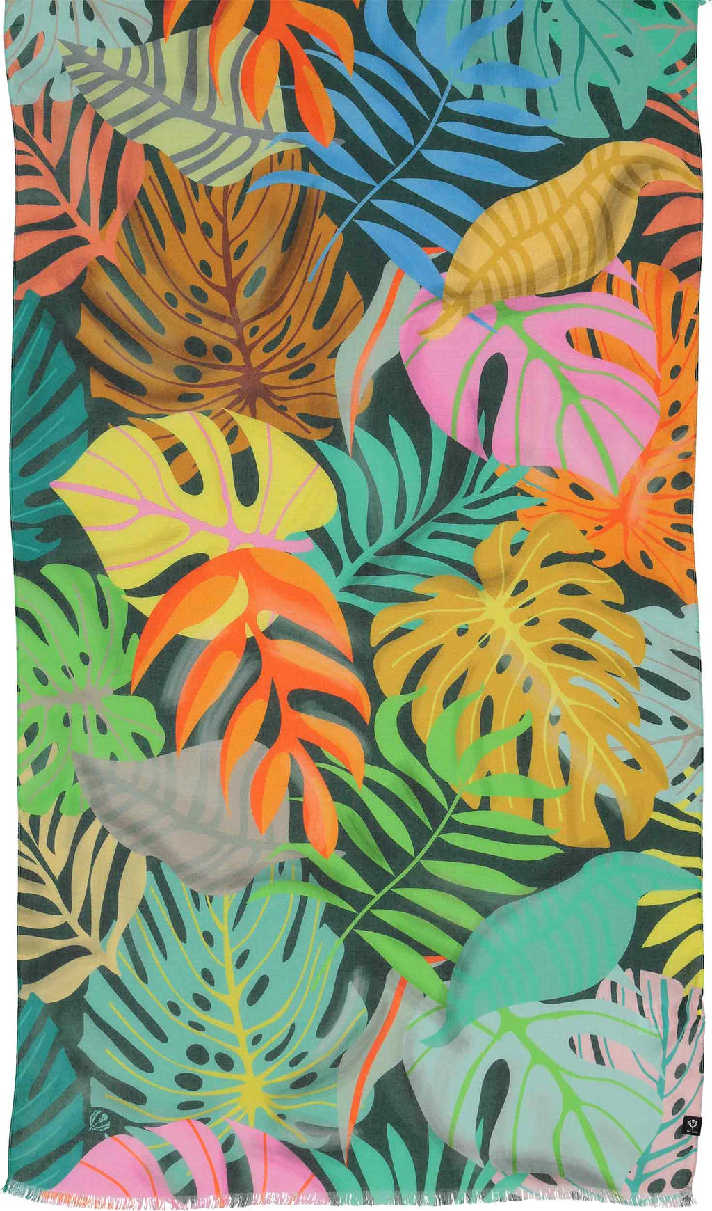 Sjaals multicolor Fraas