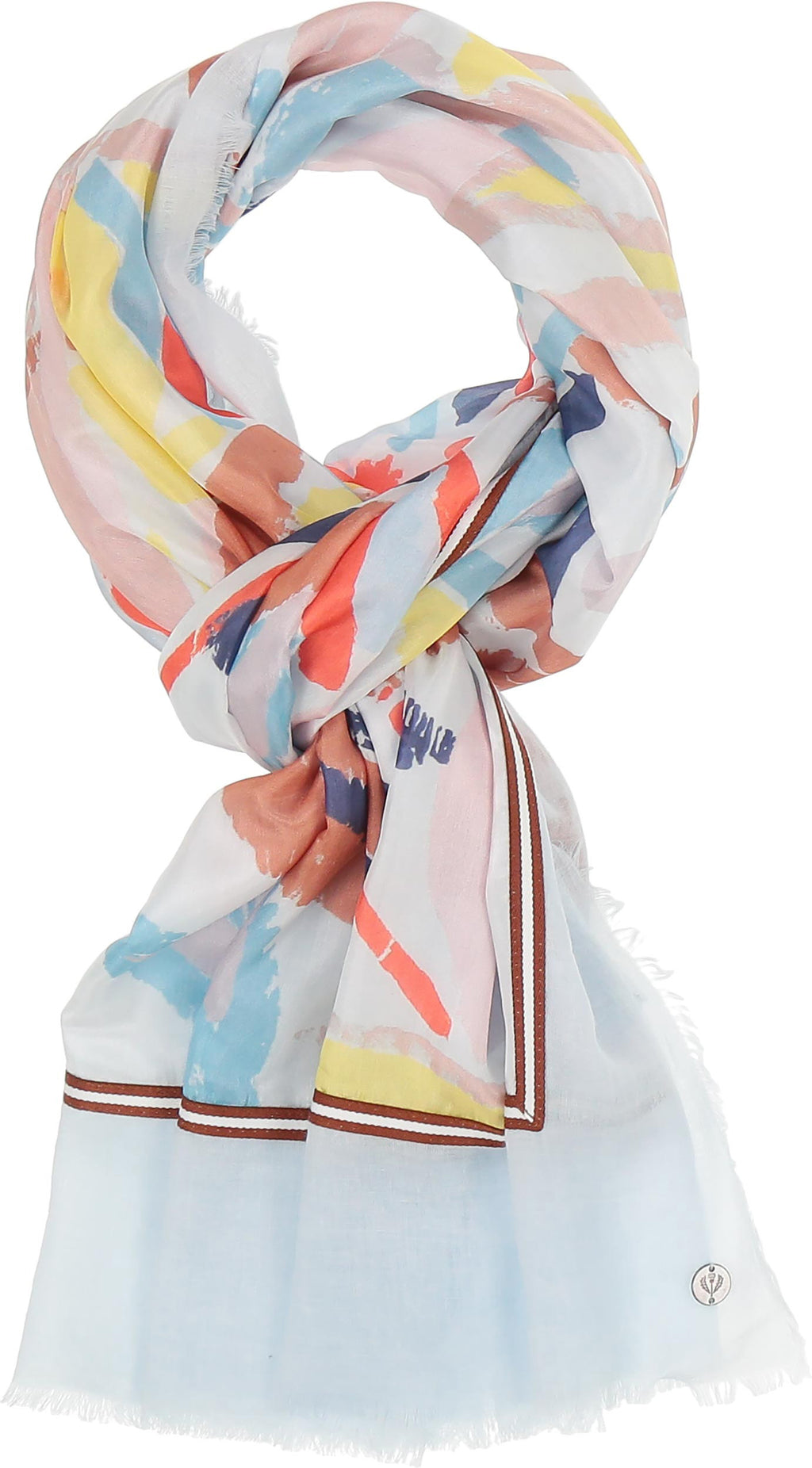 Sjaals blauw Fraas