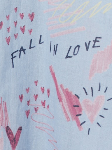 Blouses lange mouw blauw eiszeit