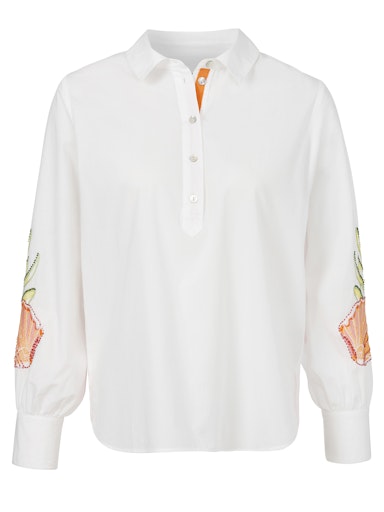 Blouses lange mouw wit eiszeit